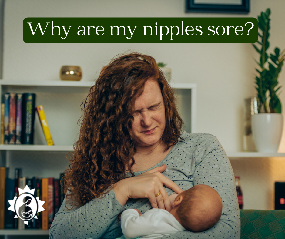 Nipple Pain Relief from Breastfeeding - Sore Nipples 